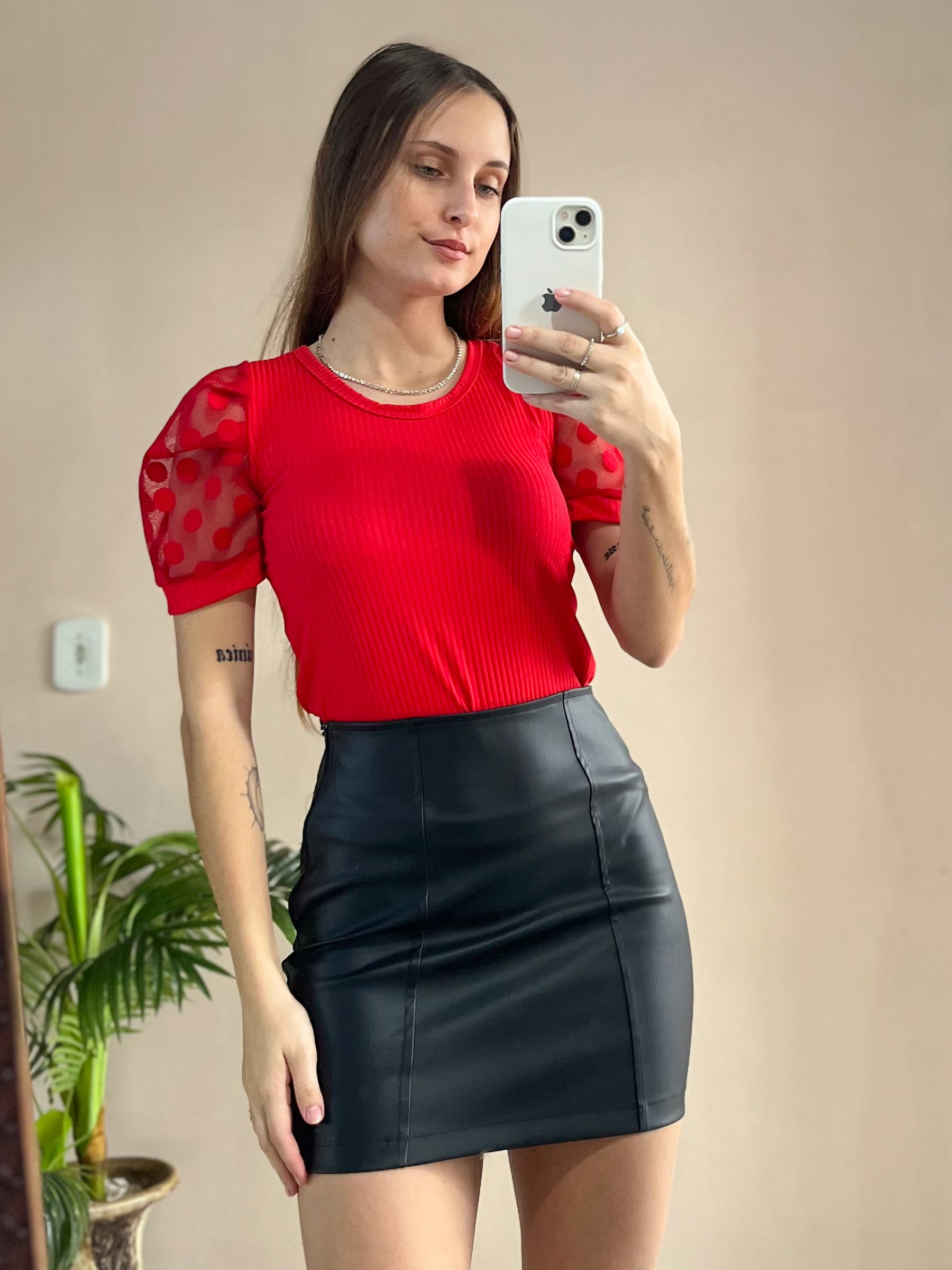 Blusa canelada